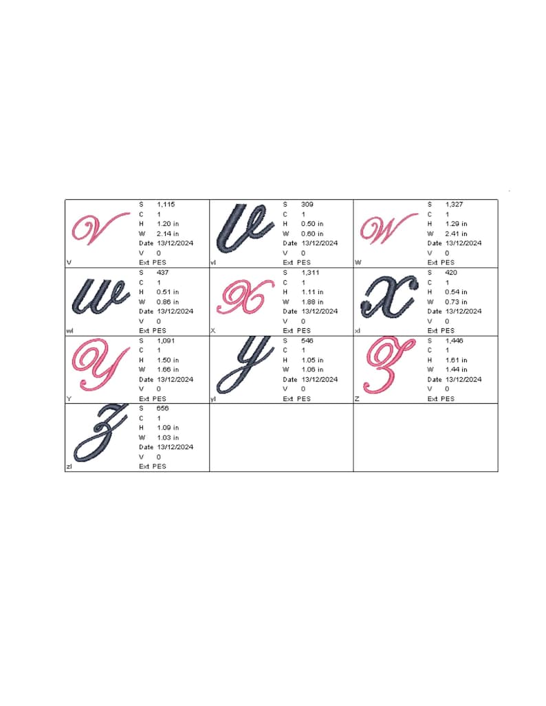 HUGE SALE! Pes 1 Inch Instant Download Machine Embroidery Designs ...