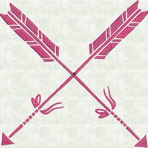 Instant Download Embroidery Machine ART Bernina Designs Arrow and Crossed Arrows Mod Element 2 Designs 2 Sizes ART Format