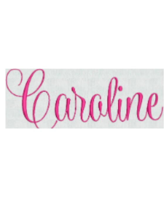 Fancy Script Monogram Machine Embroidery Font Designs  PES Format Instant Download