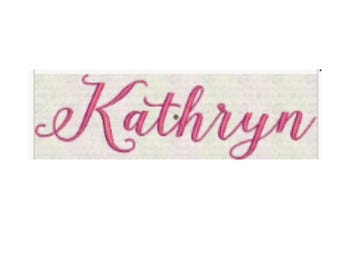 Fancy Script Monogram Alphabet Machine Embroidery Fonts (PES Format) (Instant Download)