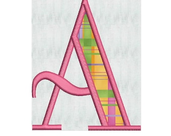 Embroidery Designs Applique Monogram Fonts PES (Instant Download)