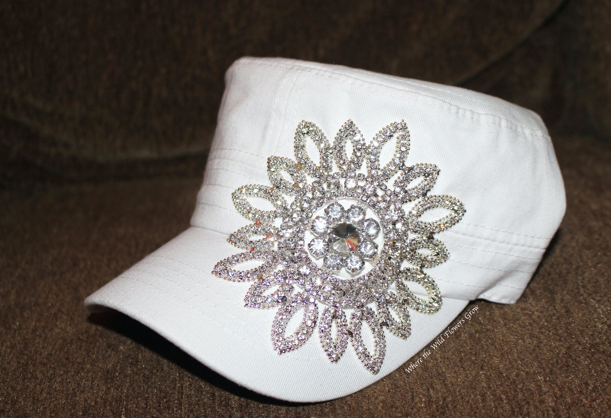 ladies caps with bling