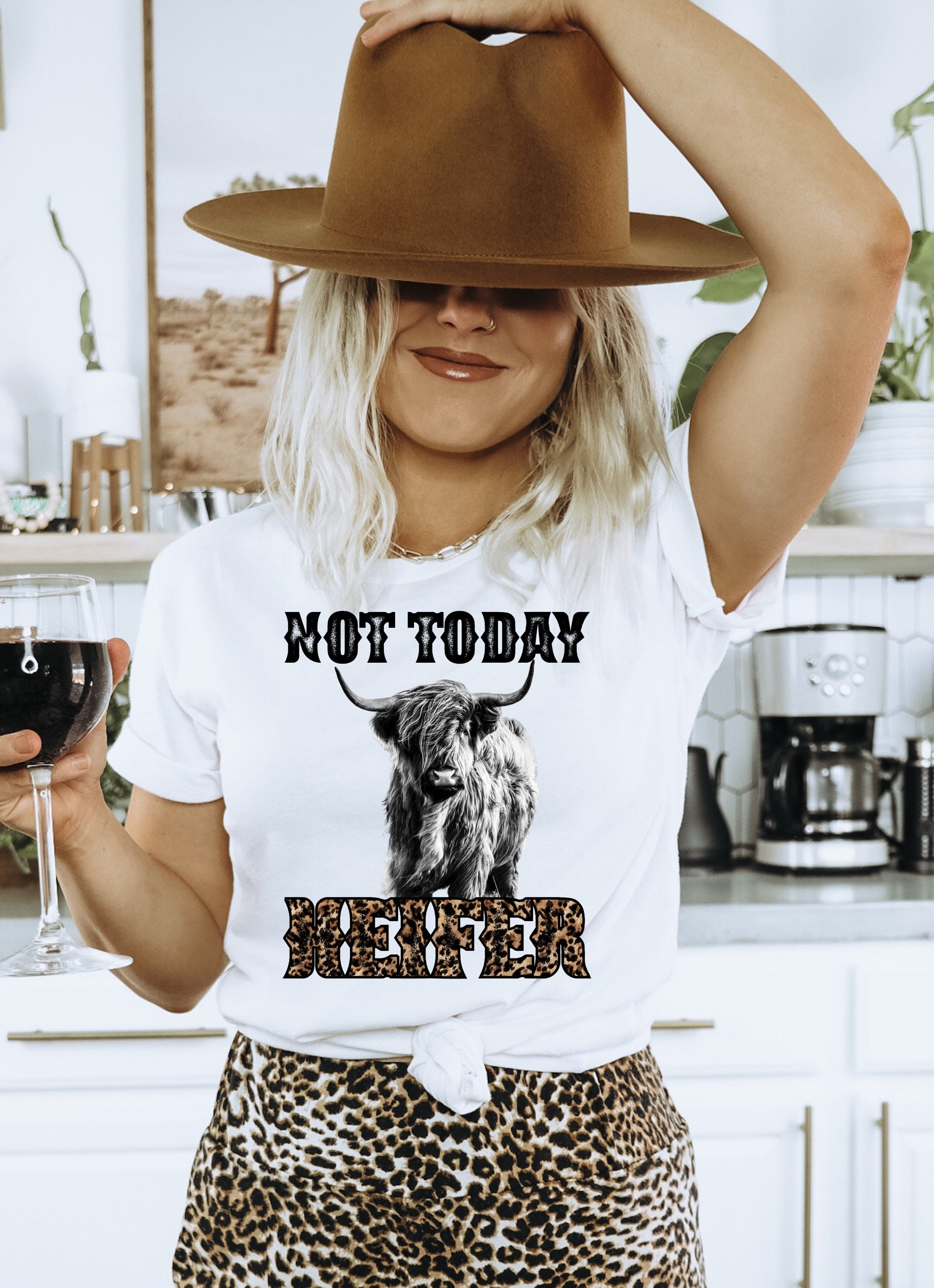 Not Today Heifer Shirt Funny Cow Shirt 
