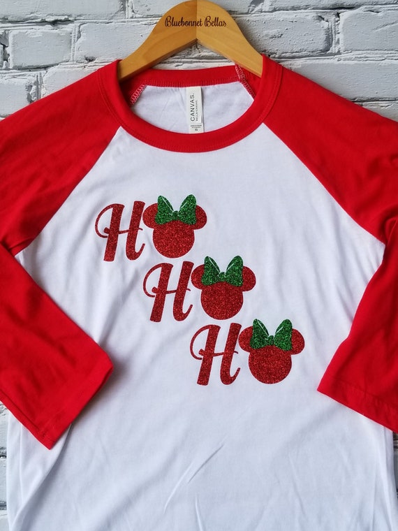 minnie mouse christmas shirt