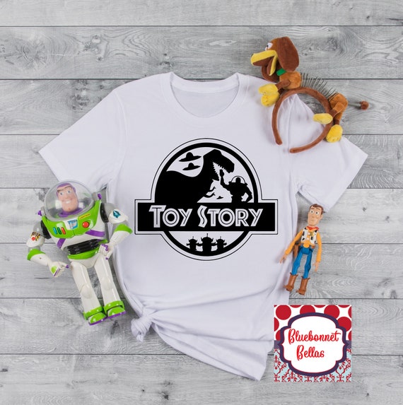 toy story jurassic park shirt