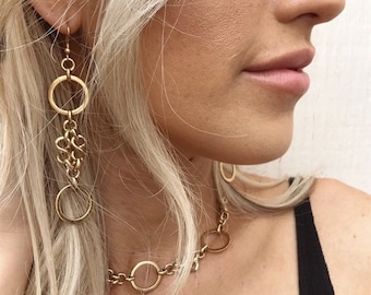 Amora 24k Gold Plated Thick Chain Choker