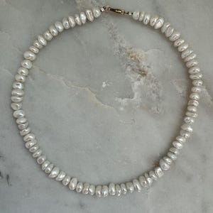 Keshi Pearl Necklace, Freshwater Pearl Necklace, Handmade necklace, gift for her, gift, pearls, necklace, gifts