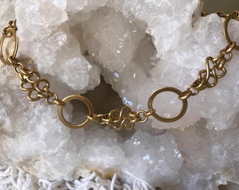 Amora 24k Gold Plated Thick Chain Choker