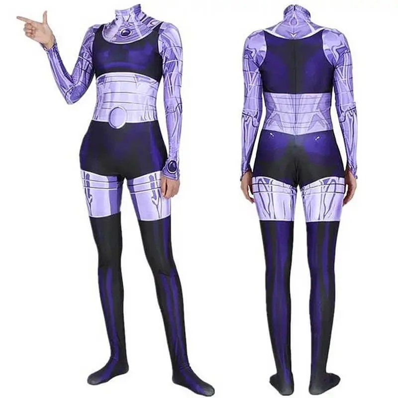 Halloween YJ Blackfire Superhero Cosplay Costume Woman Girls Etsy Canada