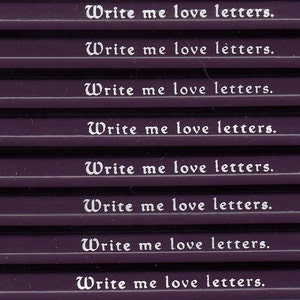 Write me love letters personalized pencils. image 2