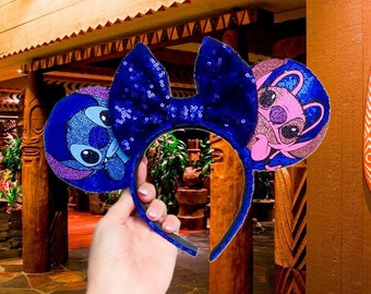 Stitch & Angel Mouse Ears