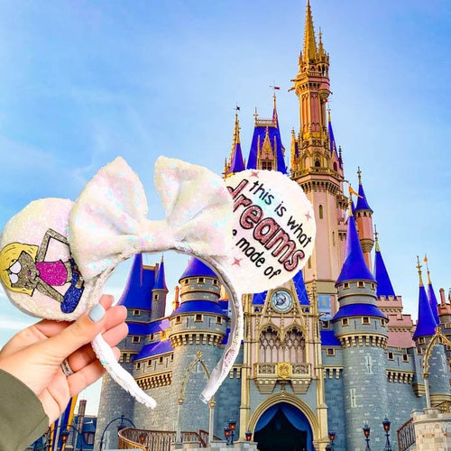 What Dreams Are Made Of Mouse Ears | Mouse Headband | Sequin Ears | Disney Parks | Lizzie Mcquire | This Is What Dreams Are Made Of