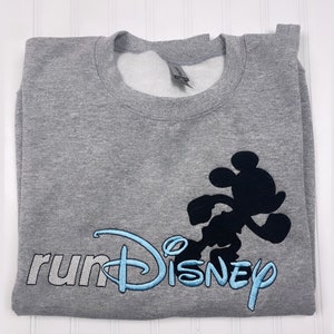 Run Disney Embroidered Sweatshirt