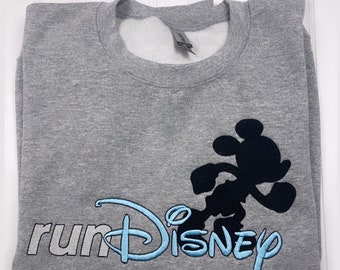 Run Disney Embroidered Sweatshirt