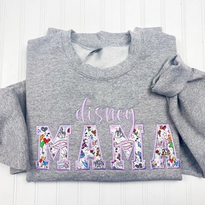 Disney Mama Embroidered Sweatshirt image 1