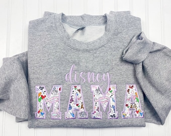 Disney Mama Embroidered Sweatshirt