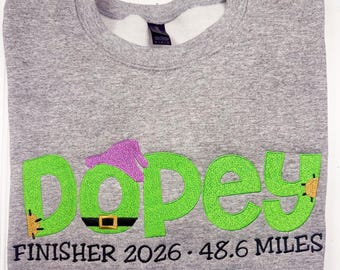 Dopey Finisher Embroidered Sweatshirt