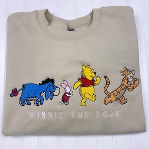 Winnie The Pooh Embroidered Sweatshirt