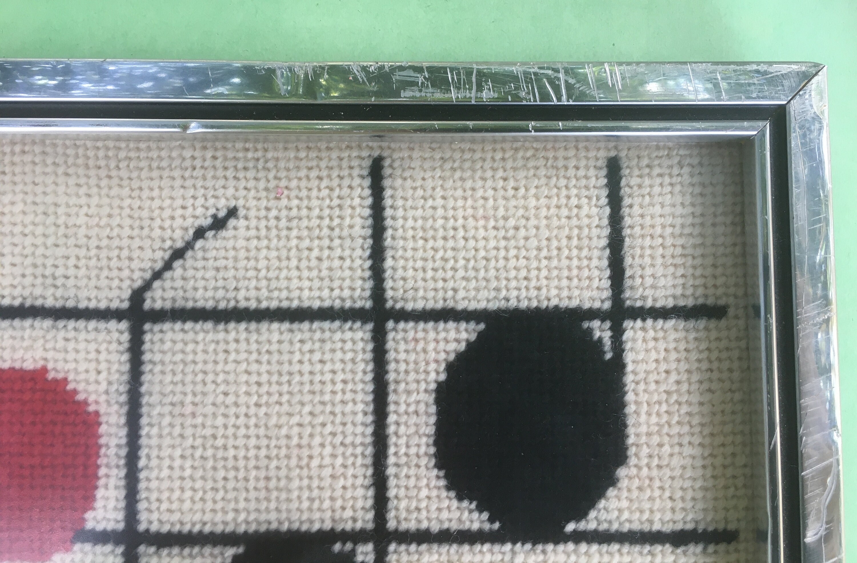 Sixties Wool Embroidered Music Notes Etsy UK