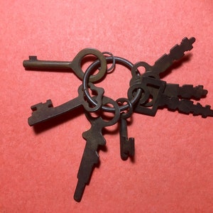 7 Vintage skeleton keys