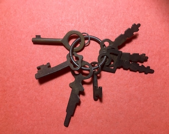 7 Llaves de esqueleto vintage