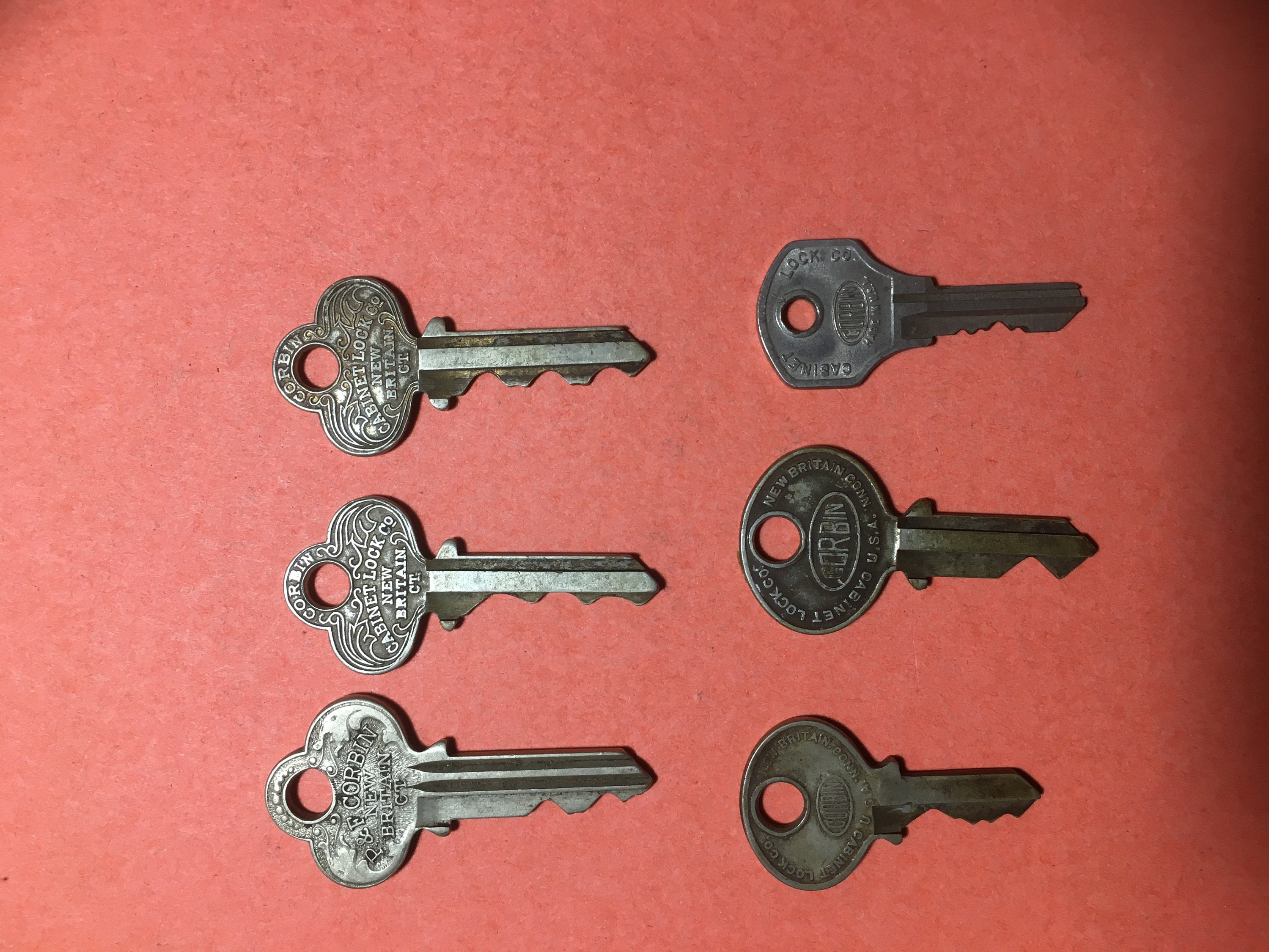 6 Vintage Corbin Lock Co. Etsy