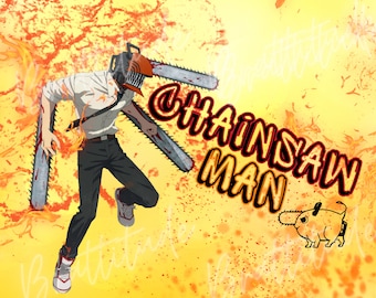 Chainsaw n Man Sublimation Design