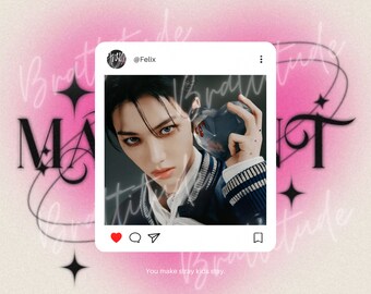 SKZ Felix Mxident Sublimation Design
