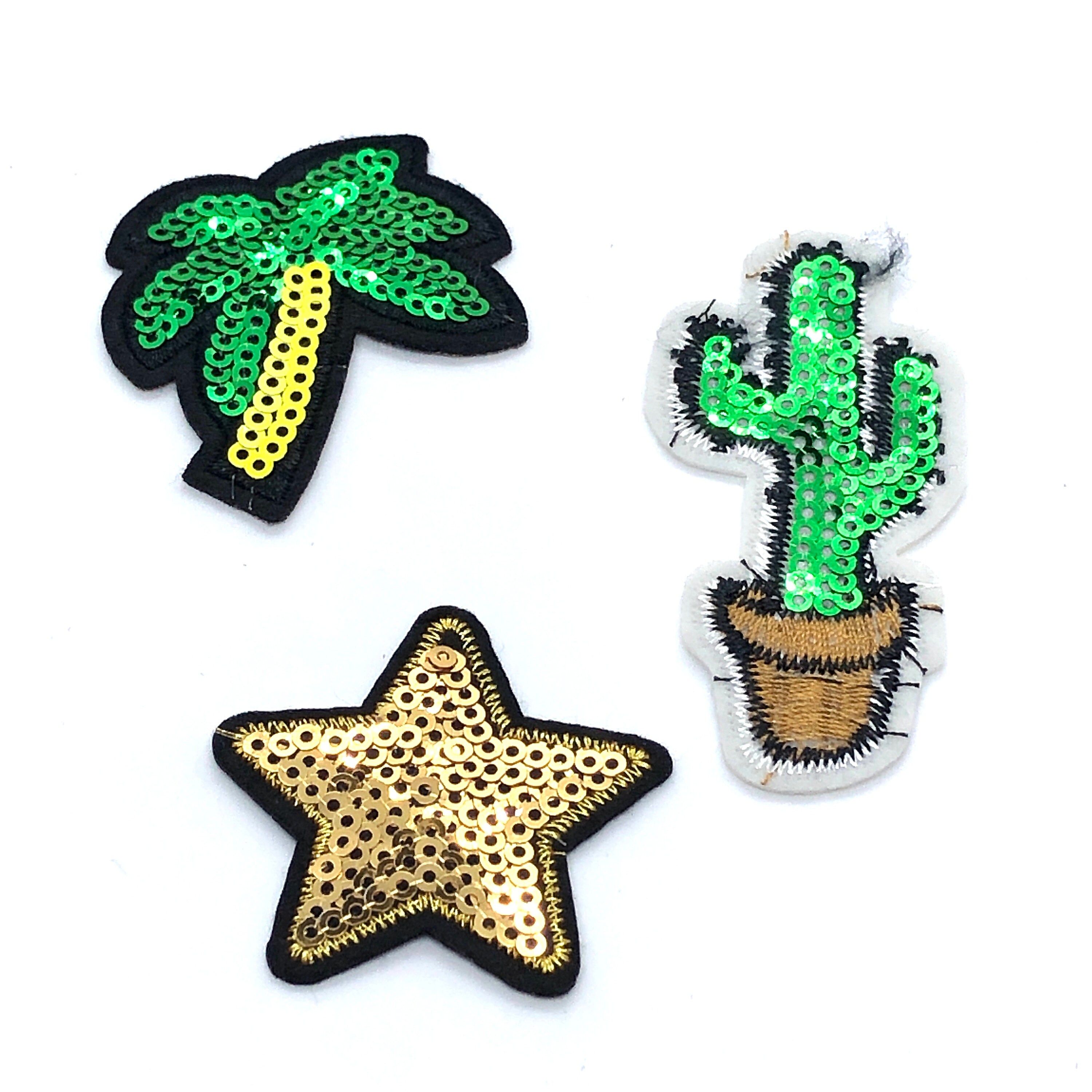 Small Sequin Iron On Patches Sequin Patch DIY Projects Etsy