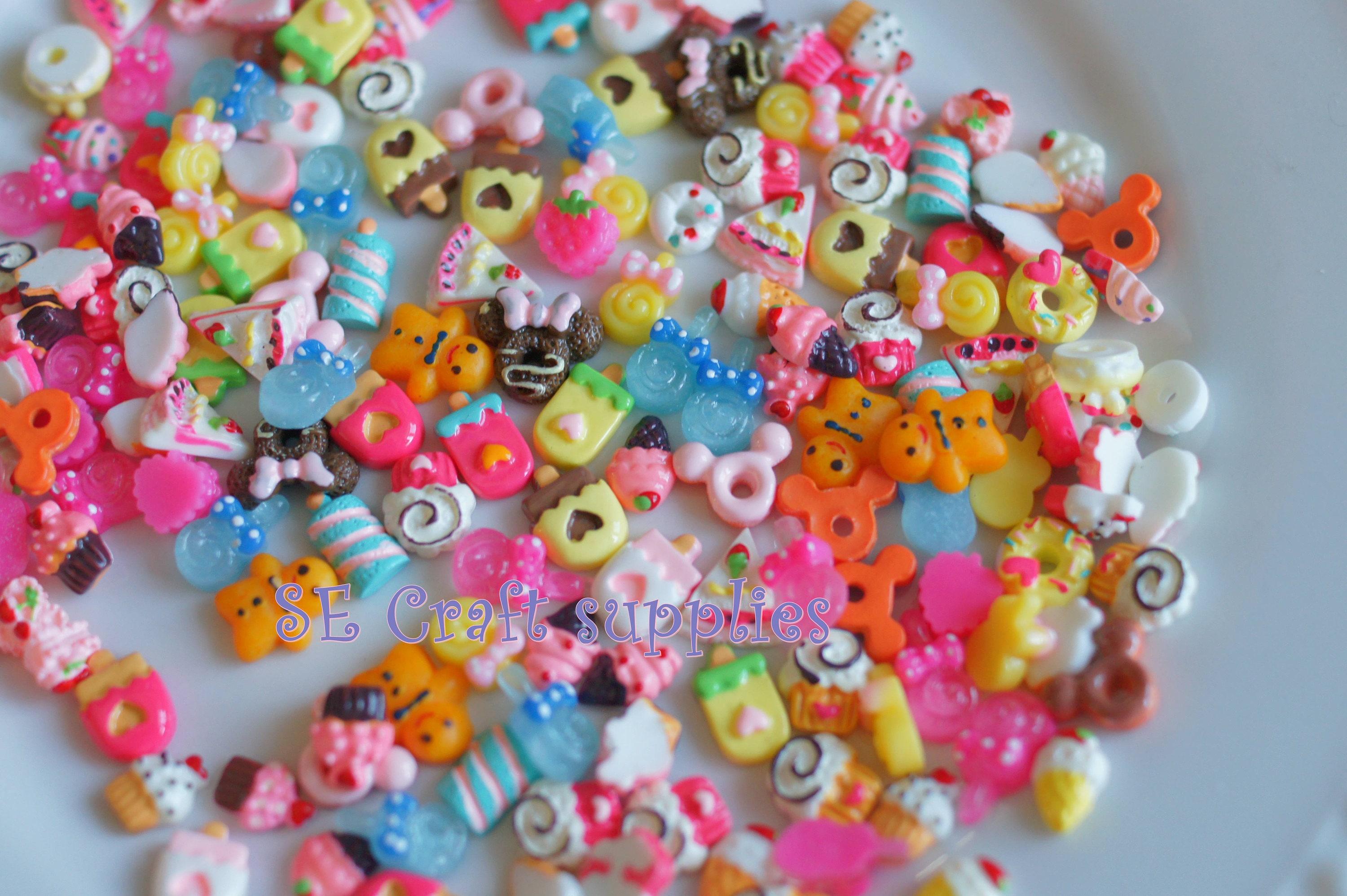 10/50pcs Small For Nail Miniature Sweets Crafts Assorted Cake Etsy
