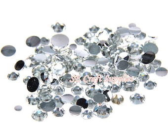 Acrylic Flatback Rhinestone Faceted Gems pointed back Charms Jewelry 2MM-4MM Acrylic Flatback Rhinestone Faceted Gems pointed back Charms Jewelry 2MM-4MM