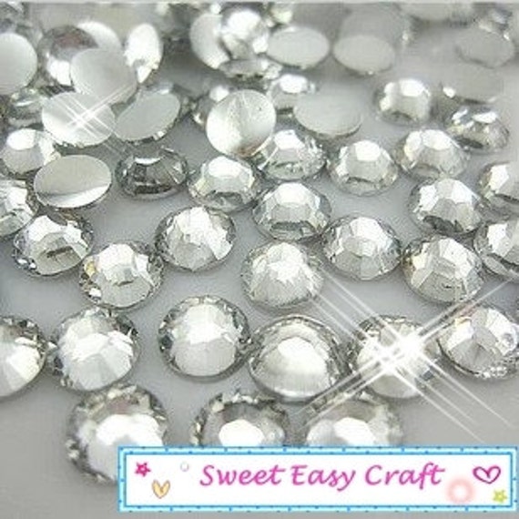 10000 1000 500 Pcs 2 2 5 3 4 5 6mm Round Clear Crystal White Etsy