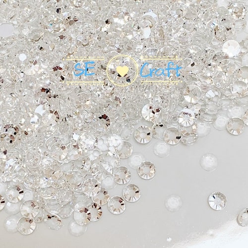 CRYSTAL AB 144pcs Flat Back Crystal Rhinestones Small Packet Etsy