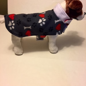 Fleece Dog Coat for Small Dog