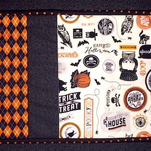 Halloween Mug Rug/Mini Quilt