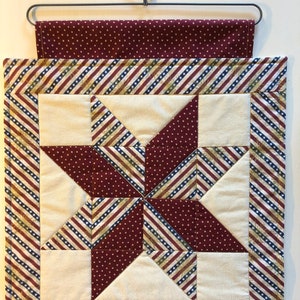 Patriotic/Fourth of July Quilt Wall Hanging with Quilt Hanger