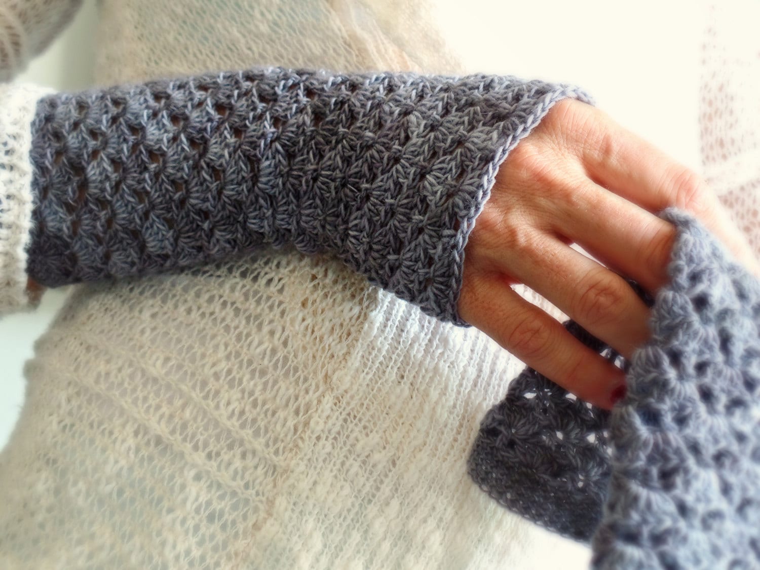 Karla’s Wrist Warmers Crochet Pattern, woman's, fingerless gloves, mittens, accessories, gift, digital download