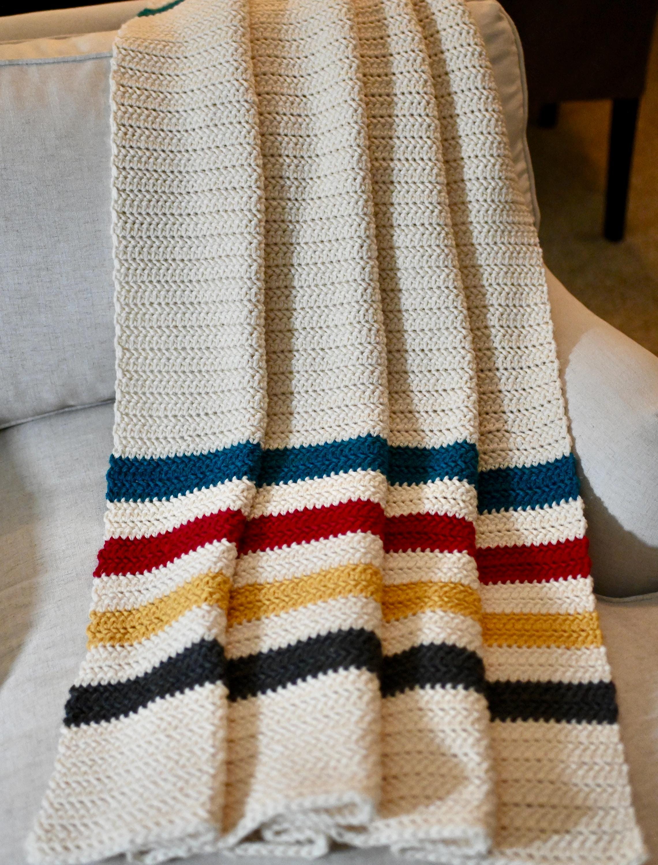 20 National Park Crochet Patterns to Bring America’s Landscapes Home 11 Glacier National Park inspired beginner blanket pattern