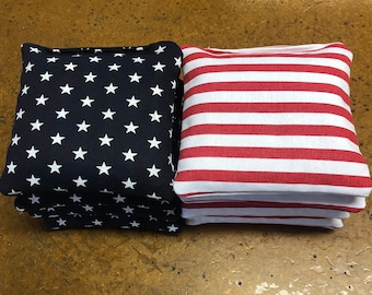 Cornhole Bags - Set of 8: 4 each  2 colors. ACA Regulation. Fast Shipping! You Pick 2 Colors.