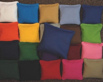 Cornhole Bags- Set of 8, Bean Toss, 4" Bags mini 4 inch. Corn filled.