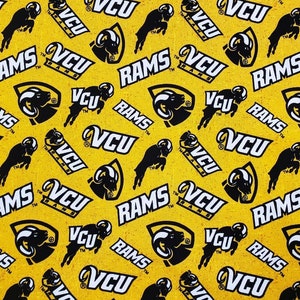 Virginia Commonwealth University VCU RAMS 100% Cotton Officially Licensed