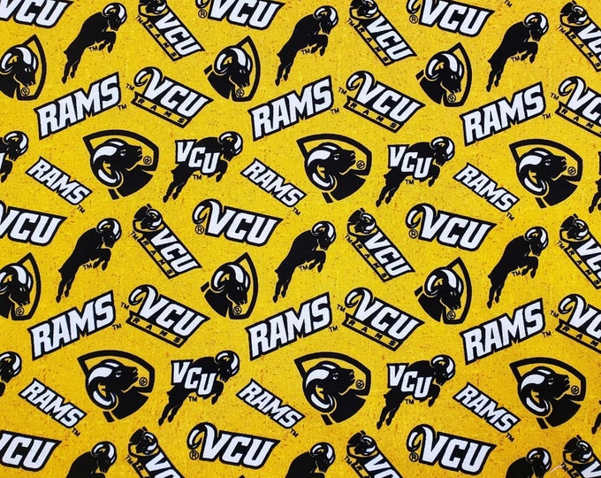 Virginia Commonwealth University VCU RAMS 100% Cotton Officially Licensed