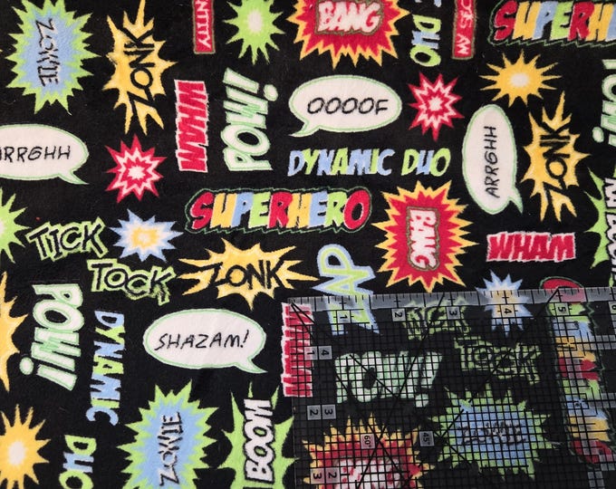 SHPOW 1 Adventure Superhero Comic Shannon Fabrics by the yard