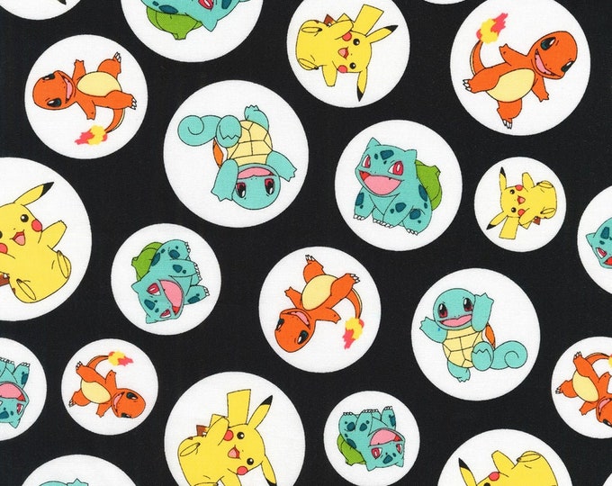 Pokemon Cotton Fabric 100% Cotton Licensed Officially Licensed