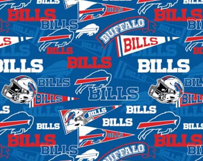 Buffalo Bills licensed NFL cotton fabric print   100% Cotton Pennant NEW Officially Licensed