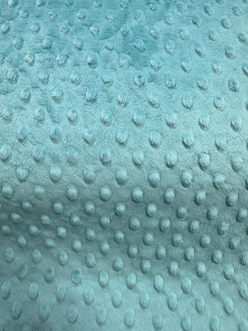 Shannon Fabrics Cuddle Dimple Dot Caribbean Minky 100% Polyester image 1