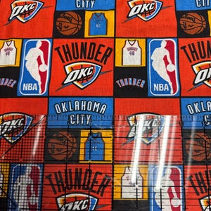 Oklahoma City Thunder Basketball OKC 100% Cotton Officially Licensed