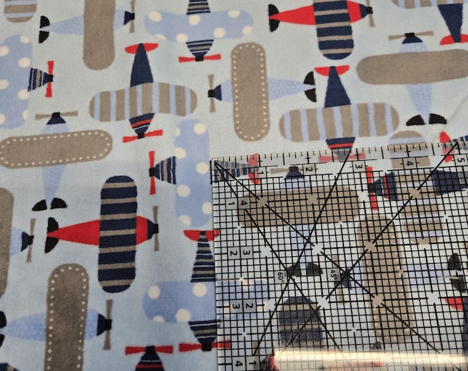 Takeoff Cuddle Baby Blue Shannon Fabrics by the yard