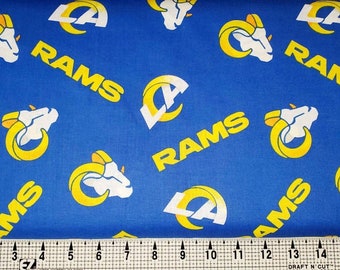 Los Angeles Rams Fabric 100% Cotton