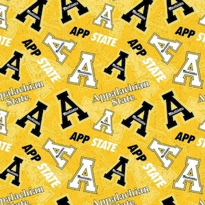 Appalachian State Mountaineers App State 100% Cotton Officially Licensed